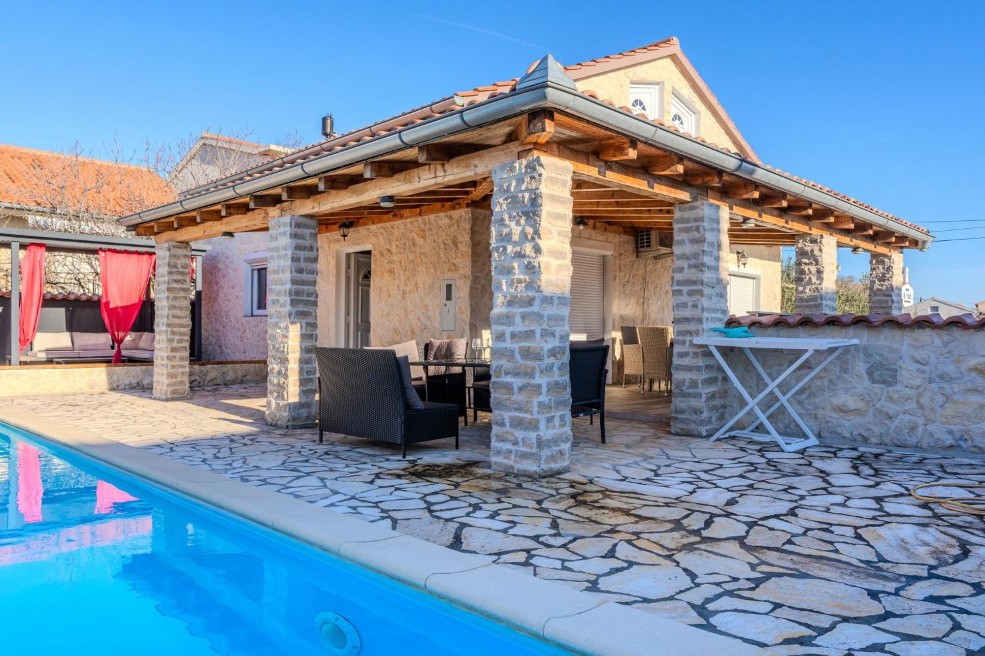 Villa Dalmacija Posedarje Exterior foto